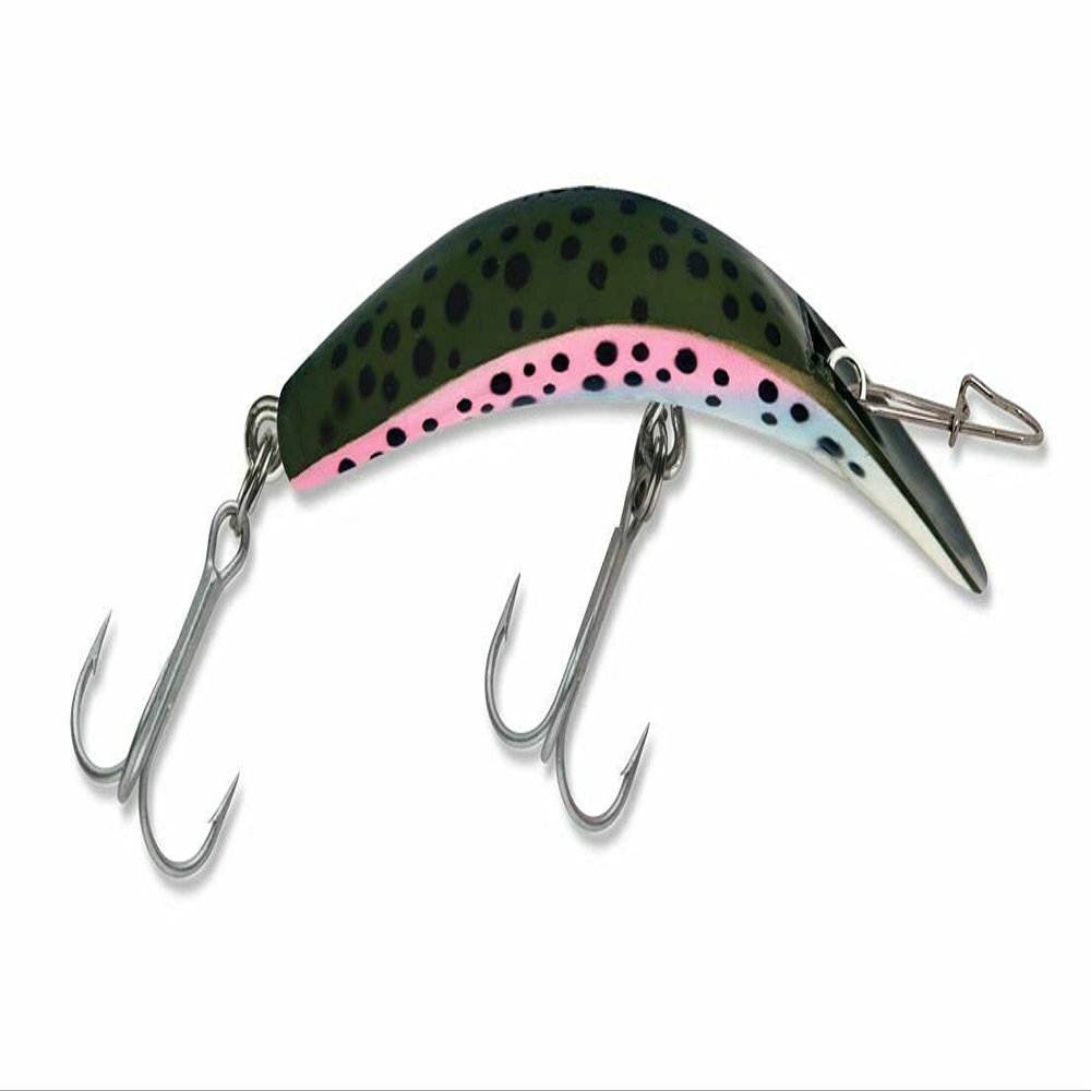 Luhr Jensen Kwikfish Non-Rattle K14 - Rainbow Trout - 4 1/4'' Salmon Lure