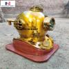 Antique Scuba Diving Divers Helmet US Navy Mark V Deep Sea Marine Divers with Base view 2