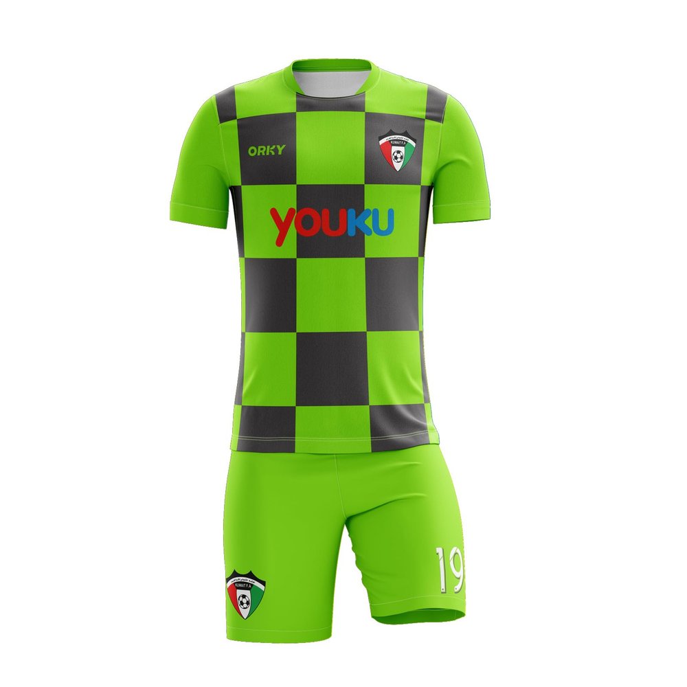 ORKY Men Soccer Jersey with Short, Kids Customize Name Number Team Uniform, Croatia Fan Boy Girl Sport Shirt (Gray, 5XL