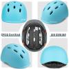 CELOID Kids Helmet,Baby Bike Helmets for Ages 8-10-16 Years Boys Girls,Adjustable Multi-Sport Cycling Skateboard Roller Skat Scooter Rollerblade Balance Skateboarding Helmet,Light-Blue view 2