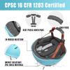CELOID Kids Helmet,Baby Bike Helmets for Ages 8-10-16 Years Boys Girls,Adjustable Multi-Sport Cycling Skateboard Roller Skat Scooter Rollerblade Balance Skateboarding Helmet,Light-Blue view 3