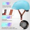 CELOID Kids Helmet,Baby Bike Helmets for Ages 8-10-16 Years Boys Girls,Adjustable Multi-Sport Cycling Skateboard Roller Skat Scooter Rollerblade Balance Skateboarding Helmet,Light-Blue view 4