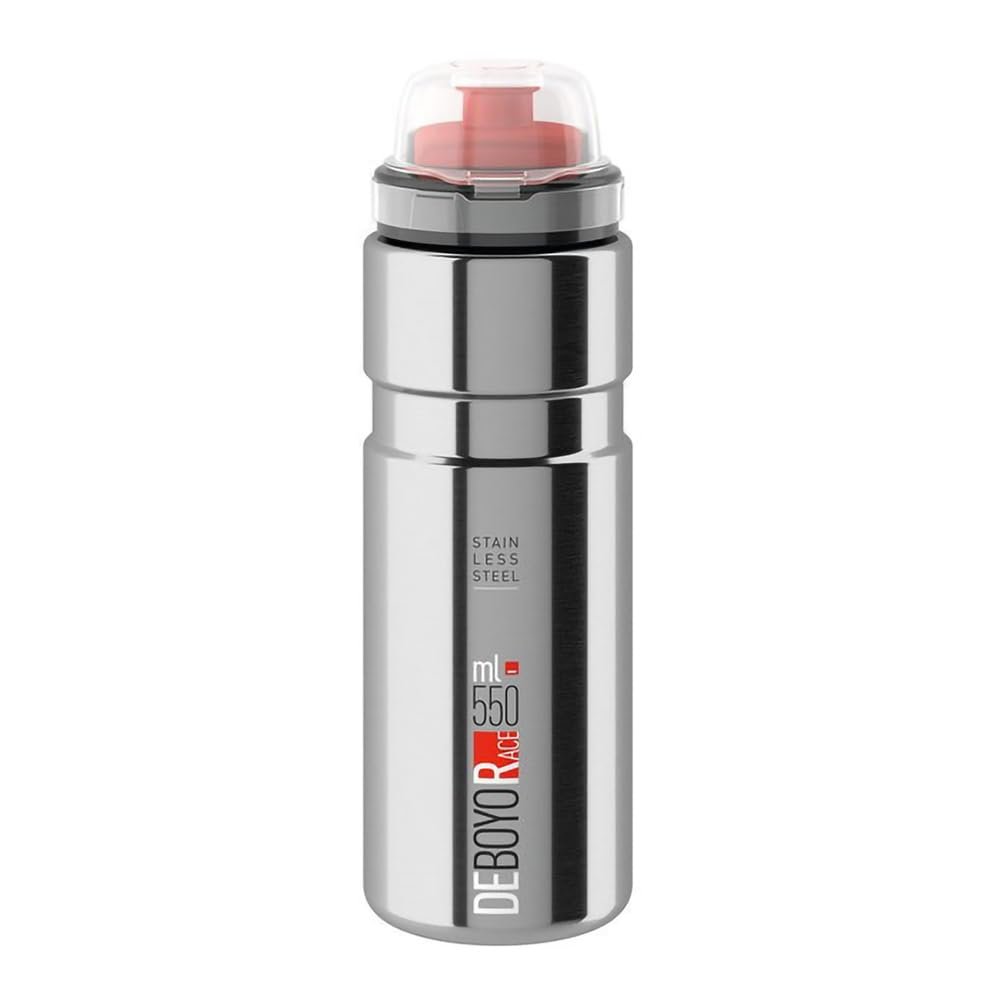 Elite Deboyo Race Water Bottle 550ml  Lightweight Cycling Bottle  BPA-Free  For Road Bike, MTB & Gravel Cycling