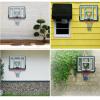 Wall-Mounted Mini Basketball Hoop, Easy-to-Install Indoor and Outdoor Adult and Kids Backboard Training Rack with Sturdy Bracket view 2