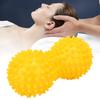 Leftwei Massage Ball, PVC Yoga Spike Ball Spiky Massage Ball Fascia Ball Peanut Massage Ball for Body Training view 2