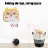 Basketball Rim Children's Mini Basketball Hoop and Goal, Wall-Mounted Indoor Shooting Game Set, Boy and Girl Bedroom (Size : Style1) view 4