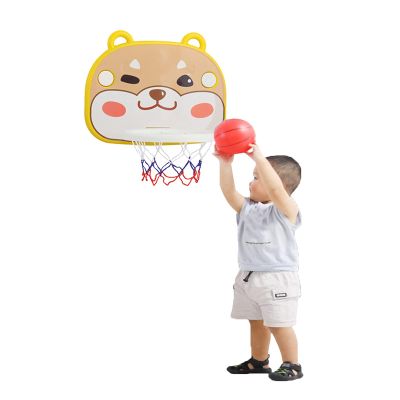 Basketball Rim Portable Children's Basketball Hoop and Goal, Mini Hanging Basketball Hoop Without Drilling Holes for Installation (Color : Yellow, Size : Style2)