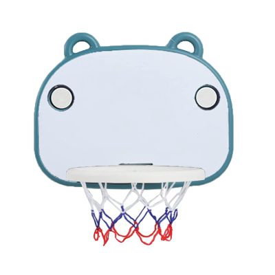 Basketball Rim Portable Foldable Basketball Hoop, Indoor Suction Cup Basketball Stand for Children and Teenagers, Drawable (Color : Blue, Size : Style1)