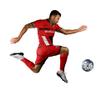 ORKY Custom Soccer Jersey with Short Men Kids Personalize Name Number Uniform for Professional Teaml(Red,160cm) view 3