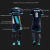 ORKY Custom Soccer Jersey with Short Men Kids Personalize Name Number Uniform for Professional Teaml(Red,160cm) view 4
