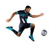 ORKY Custom Soccer Jersey with Short Men Kids Personalize Name Number Uniform for Professional Teaml(Blue,150cm) view 3
