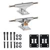 INDEPENDENT Skateboard Trucks Std Stage11 144 Raw(8.25") + Risers & Hardware Kit view 1