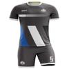 ORKY Custom Soccer Jersey with Short Men Kids Personalize Name Number Uniform for Professional Teaml(Grey,150cm) view 1