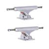 INDEPENDENT Skateboard Trucks Mids Silver 129 (7.6") + Risers & Hardware Kit view 2