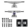 Venture Skateboard Trucks Std Polished 5.0 Low - 7.63" + Risers & Hardware Kit view 1