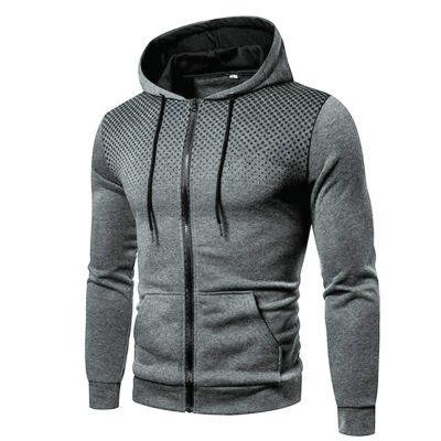 Maryia 2 Piece Hoodie Outfits for Men Casual Compression Comfy Workout Running Fitness Tracksuit Sets Gray