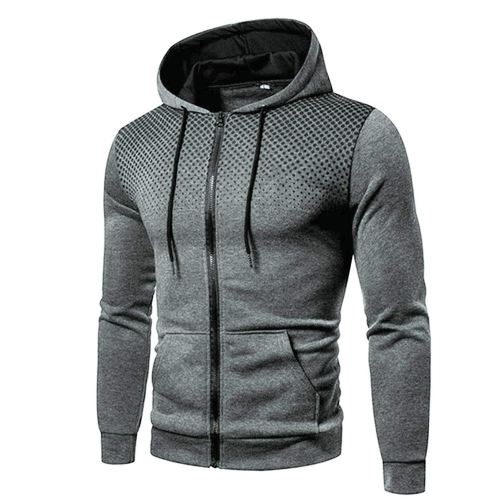 Maryia 2 Piece Hoodie Outfits for Men Casual Compression Comfy Workout Running Fitness Tracksuit Sets Gray