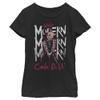 Disney Girl's Modern Masterpiece T-Shirt, Black, Large view 1