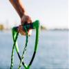 Liquid Force 2025 Hydratak 10" (Green) Wakesurf Rope and Handle view 3