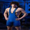 Matman USA The Low Cut Mens & Boy's Reversible Wrestling Singlet Freestyle Greco Roman Folkstyle Blue/Red Made in U.S.A. (Royal/Red, 5X-Small) view 3