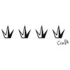 Disney Cruella Crowns Girls Short Sleeve Tee Shirt White view 2