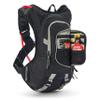 USWE Moto Hydro 8L Hydration Pack with 3.0L/ 100oz Water Bladder, a High End, Bounce Free Backpack for Enduro and Off-Road Motorcycle, Black Grey view 3
