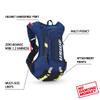 USWE Moto Hydro 8L Hydration Pack with 3.0L/ 100oz Water Bladder, a High End, Bounce Free Backpack for Enduro and Off-Road Motorcycle, Black Grey view 4