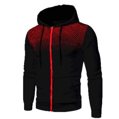 Maryia 2 Piece Hoodie Outfits for Men Casual Compression Comfy Workout Running Fitness Tracksuit Sets Black