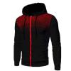 Maryia 2 Piece Hoodie Outfits for Men Casual Compression Comfy Workout Running Fitness Tracksuit Sets Black view 1