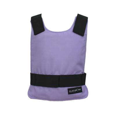 Glacier Tek Children's Cool Vest Personal Cooling, 59 Degrees for 2.5 hours, includes Cool Packs, Recharge in 30 Minutes, Purple