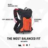 USWE Moto Hydro 3L Hydration Pack with 2.0L/ 70oz Water Bladder, a High End, Bounce Free Backpack for Enduro and Off-Road Motorcycle, Black Grey view 4