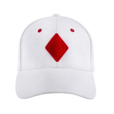 LUCKY DIAMOND Hat Baseball Cap Adjustable | Dad Baseball Cap | Unisex Baseball Cap | Men Baseball Cap | Women Baseball Cap White/Red