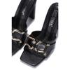 Cape Robbin Briar Sexy Stiletto High Heels For Women, Square Open Toe Shoes Heels,Black,6.5 view 2