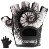 Contraband Pink Label 5347 Womens Designer Workout Gloves | Tie Dye Print w/Grip-Lock Padding (X-Small, BW) view 1