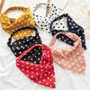 DINPREY Elastic Hair Scarf Headbands Hair Bandanas Scarf Polka Dot Head Kerchief Headbands for Women Girls (6 Colors Set B) view 2