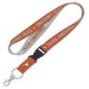 Caseys Texas Longhorns Lanyard with Detachable Buckle 1" Width - Heathered/Jersey Print