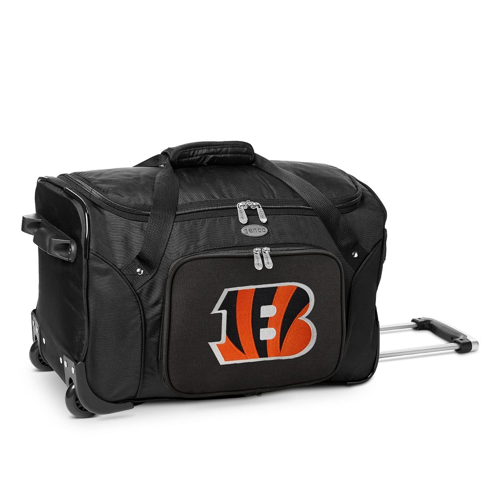 Denco 22-inch Wheeled Duffel Bag, Black, Large