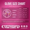 Contraband Pink Label 5347 Womens Designer Workout Gloves | Tie Dye Print w/Grip-Lock Silicone Palm (Large, PY) view 2