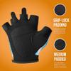 Contraband Pink Label 5347 Womens Designer Workout Gloves | Tie Dye Print w/Grip-Lock Silicone Palm (Small, BO) view 3