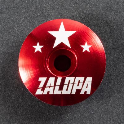 1 1/8 or 1-1/8" Headset cap Screws Top Cap screw Captain Shell Cover Aluminum Alloy America Mountain Road Bicycles Bowl Bike Stem Cap Bicycle Accessories Red five-pointed star pattern black circle