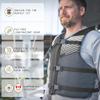 Stohlquist FIT Adult Life Jacket, US Coast Guard Approved Type III Life Vest, PFD for Men and Women, Easily Adjustable, Lightweight and High Buoyancy (Black/Grey, Universal Size) view 4