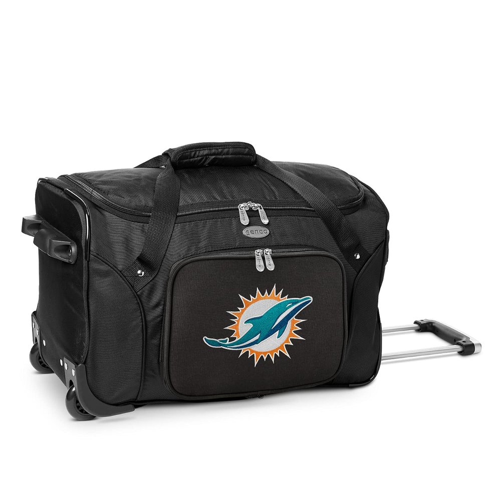 Denco 22-inch Wheeled Duffel Bag, Black, Large