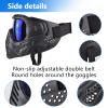 Paintball Mask Anti Fog, Airsoft Mask Full Face Adjustable Protection Gear, Tactical Mask for Men Motorcycle Riding Skiing Face Protection view 3