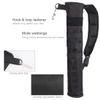 KRATARC Archery Lightweight Back Arrow Quiver Dual Use Foldable Compact Hip Arrows Bag with Molle System Hanged for Target Shooting (Black- diameter 3.5'') view 2