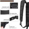 KRATARC Archery Lightweight Back Arrow Quiver Dual Use Foldable Compact Hip Arrows Bag with Molle System Hanged for Target Shooting (Black- diameter 3.5'') view 3