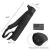 KRATARC Archery Lightweight Back Arrow Quiver Dual Use Foldable Compact Hip Arrows Bag with Molle System Hanged for Target Shooting (Black- diameter 3.5'') view 4