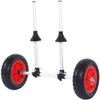 qiuqiu Sit-on-top Kayak Carts, Scupper Style Carriers - Adjustable Width Quick Release Buckle, Marine Aluminum Alloy - for Outdoor Beach Kayak Canoes view 1