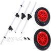 qiuqiu Sit-on-top Kayak Carts, Scupper Style Carriers - Adjustable Width Quick Release Buckle, Marine Aluminum Alloy - for Outdoor Beach Kayak Canoes view 3
