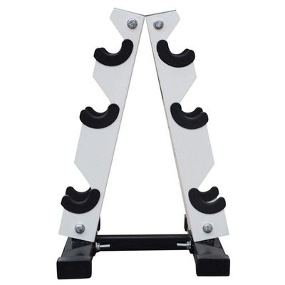 YRHH Steel Dumbbell Rack,3/4 Tier A-Frame Dumbbell Storage Stand for Home Gym Daily Workout Hold Up to 120 Pounds,Home Fitness Machine-3 Tier
