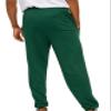 VICTORIOUS Men's Lightweight Fleece Drawstring Elastic Cuff Sweatpants FL78 - Dark Green - Small view 3